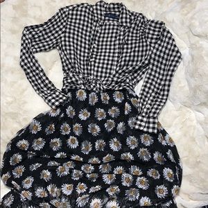 Lularoe Lola and Ralph Lauren flannel